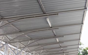 installing The Banks metal roofing